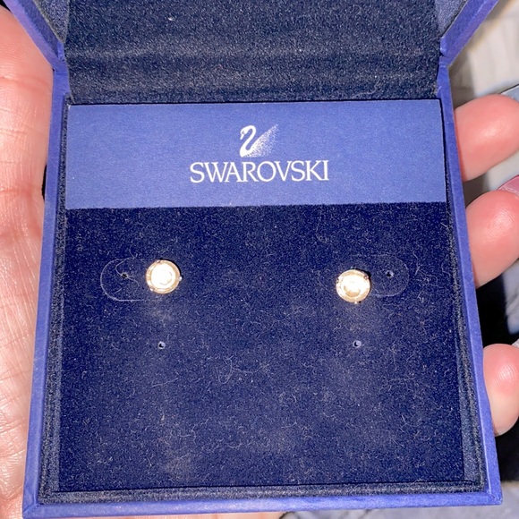 Swarovski Jewelry - Swarovski crystal earrings used with box